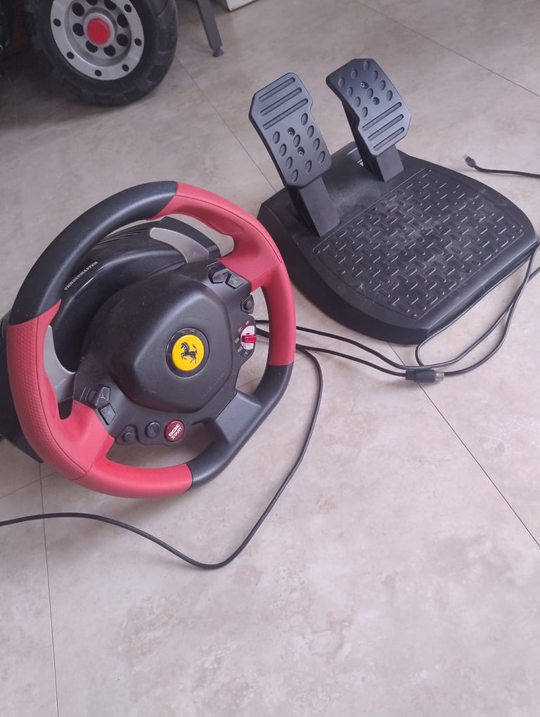 Thrustmaster Ferrari 458 Steering Wheel and Pedals for Xbox