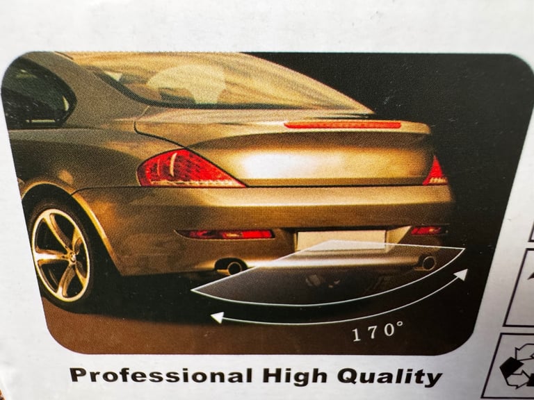 Auto waterproof reverse camera 