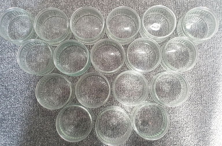image for Qty 18 Glass Ramekins/Pots in as new condition