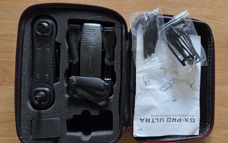 image for GX Pro Drone Bundle (Drone + Case + 3 Extra Batteries)