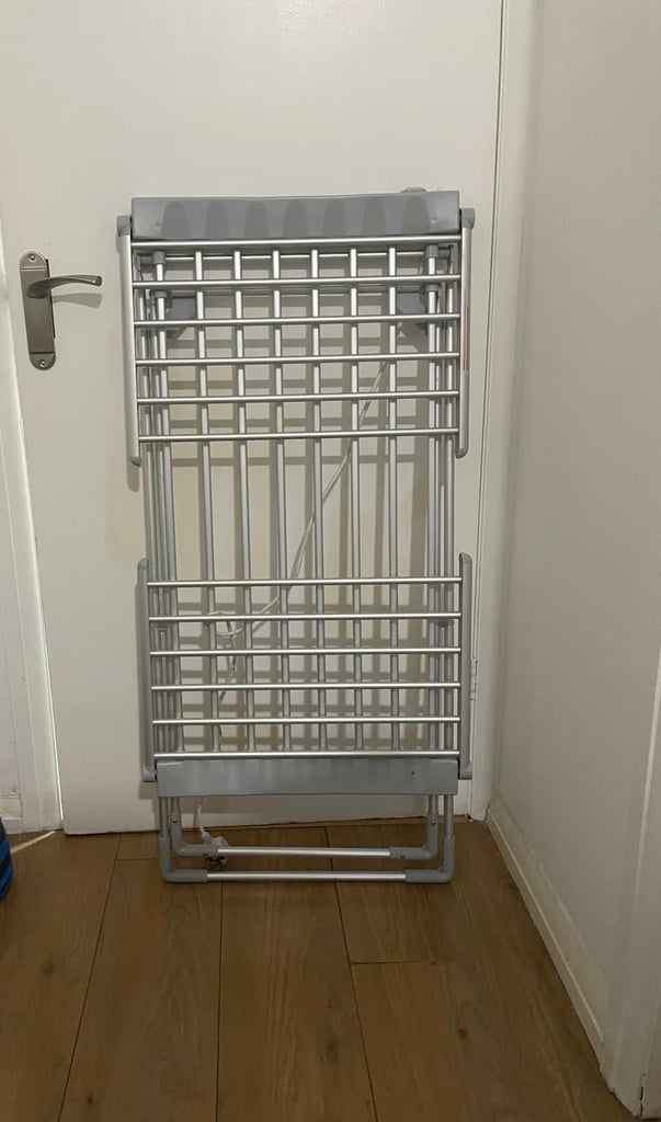 image for Electric Heated Clothes Foldable Airer Stable Dryer