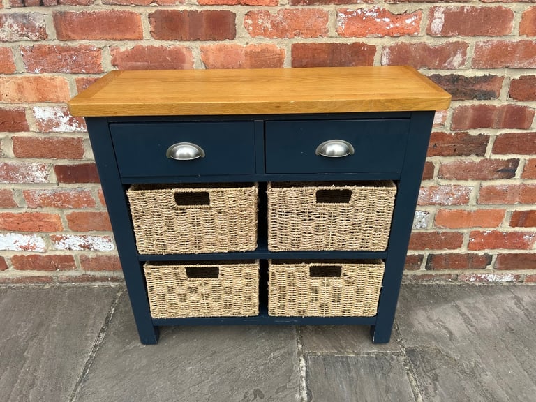 Oak & Navy Painted Sideboard - Great Condition 