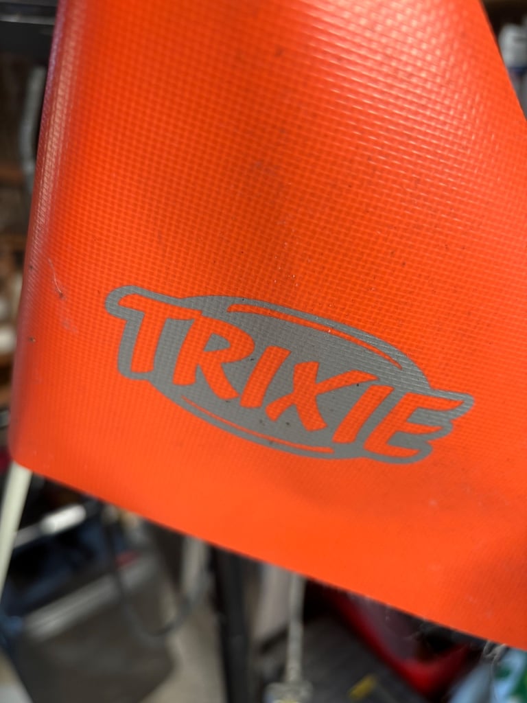 TRIXIE Pet Bike Trailer, Dog Bicycle Trailer, Foldable, Easy to Assemble