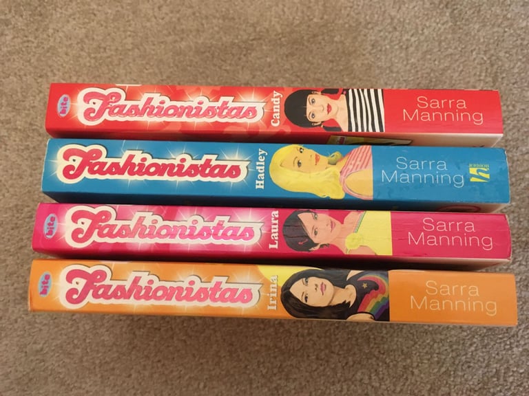 Teenage books - Fashionista Series by Sarra Manning - Hadley, Laura, Candy and Irina VGC