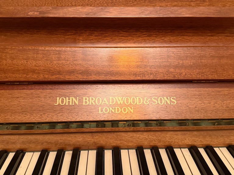 John Broadwood & Sons Upright Piano – Excellent Condition with Matching Bench