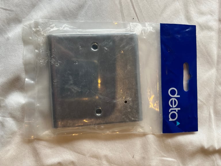 Deta Polished Chrome Blank Plates & Modular Plates X9