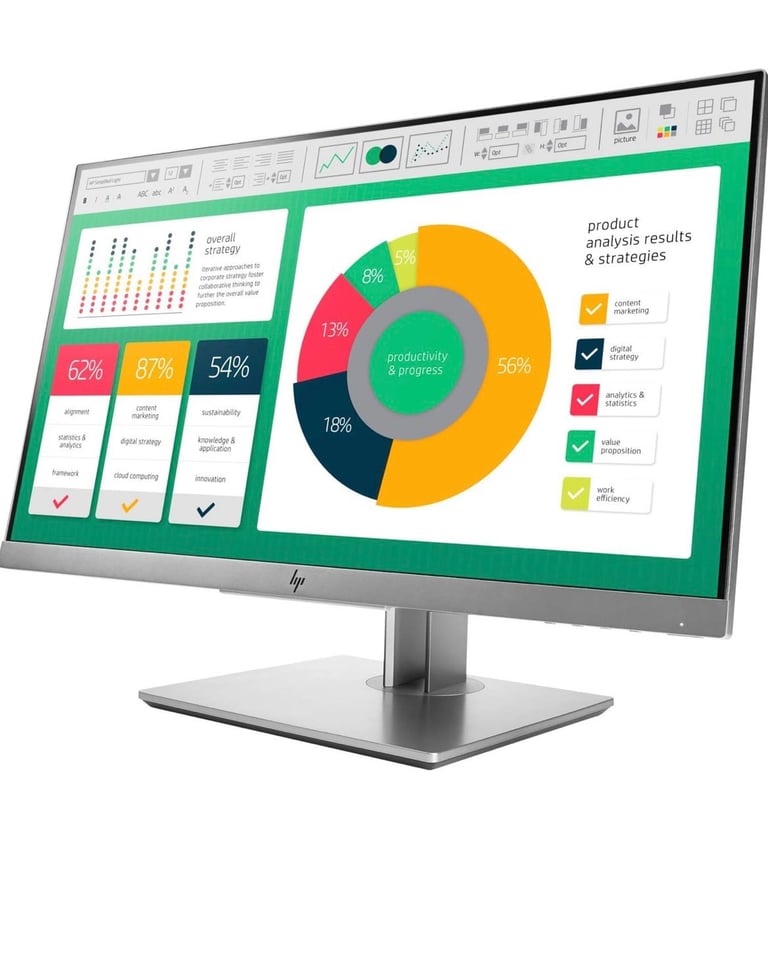 Monitor Slim HP FHD 22inch  lPS LED Backlit Widescreen 