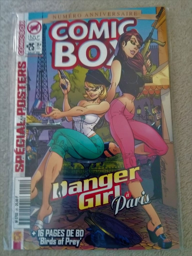 image for Danger Girl in Paris comic limited edition plus all of the additions.