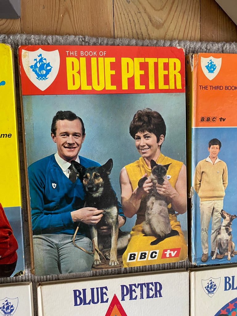 Complete set of 40 Blue Peter Annuals