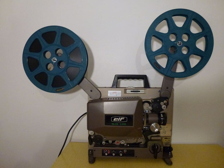 RARE HIGH QUALITY 16mm FILM PROJECTOR BY ELF OF JAPAN - EIKI SNT CINE