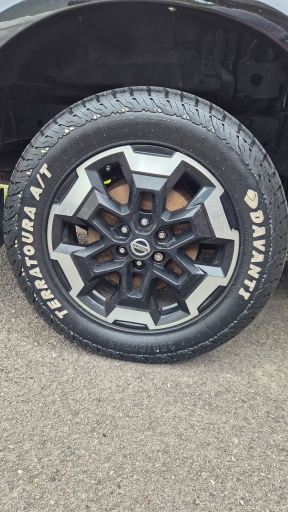 image for Nissan navara np300 alloy wheels full set gloss black