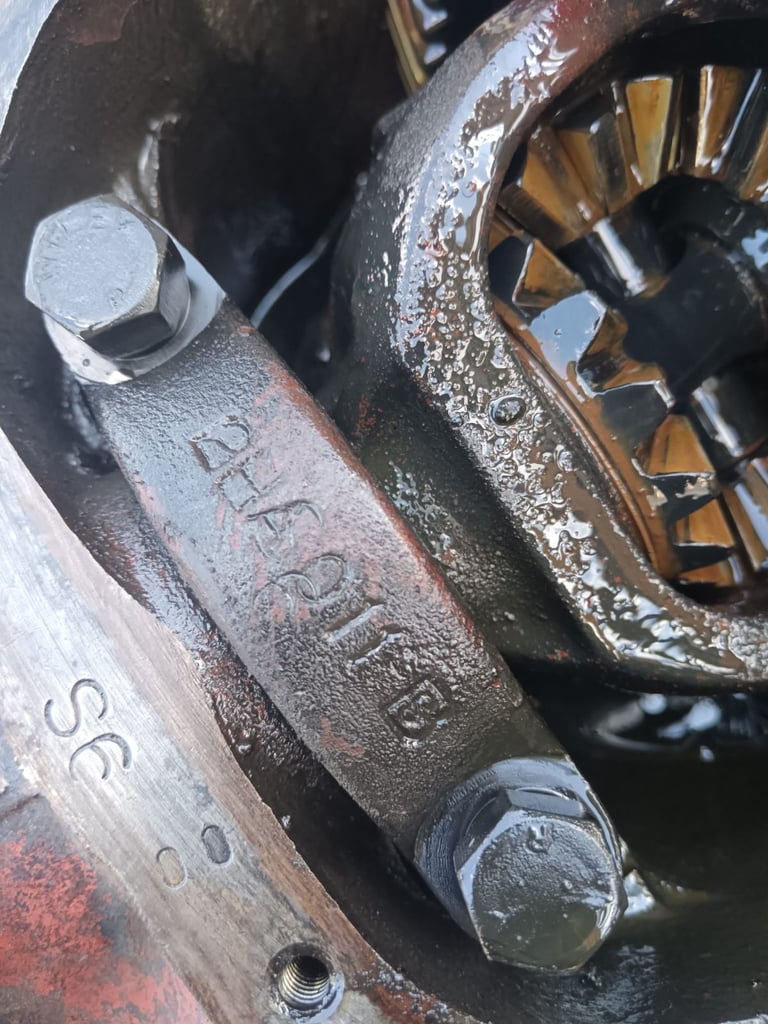 Rear axle with differential for Jaguar Mk2 3.4