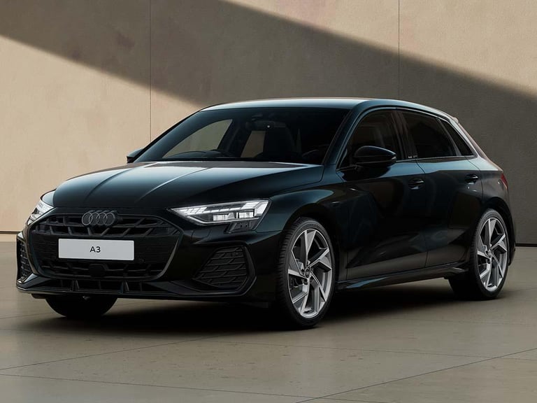 image for 2025 Audi A3 1.5 TFSIe Black Edition Sportback S Tronic Euro 6 (s/s) 5dr 17.9kWh Hatchback Automatic