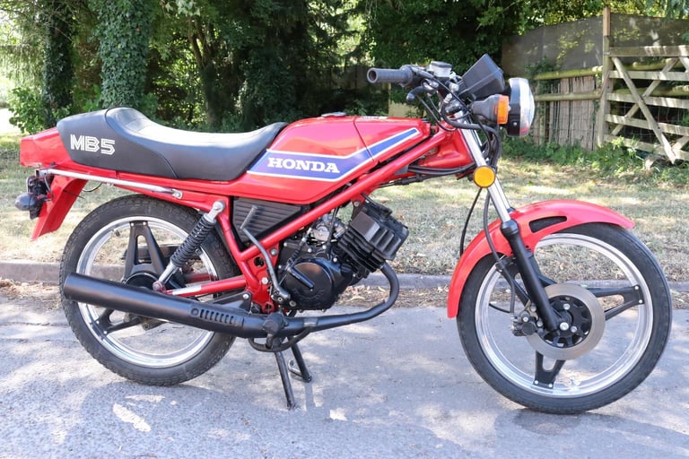image for Honda MB5 MB 5 1982 Helios Red One Year Only Super Rare Bike!