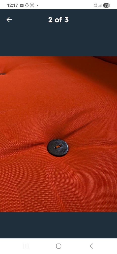 Detex Sun Lounger Cushions  x2 - New