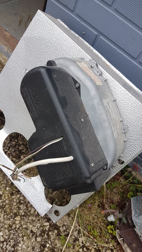 CARVER 1800SC FANMASTER space heater for camper caravan motorhome.