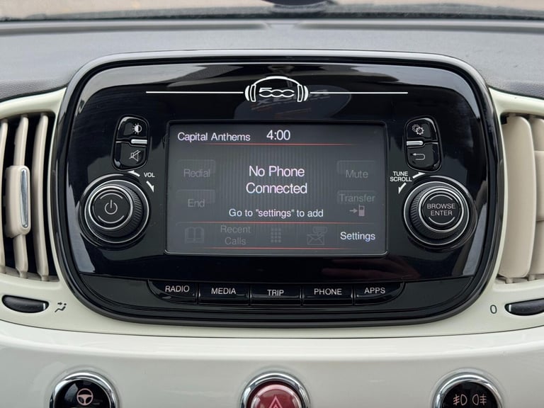 2018 Fiat 500 1.2 Lounge 3dr Dualogic HATCHBACK PETROL Automatic