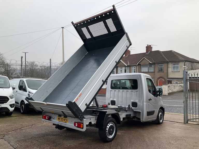 2020 VAUXHALL MOVANO 3500 L2 2.3 TURBO D 135 BHP FWD SINGLE CAB ALLOY TIPPER