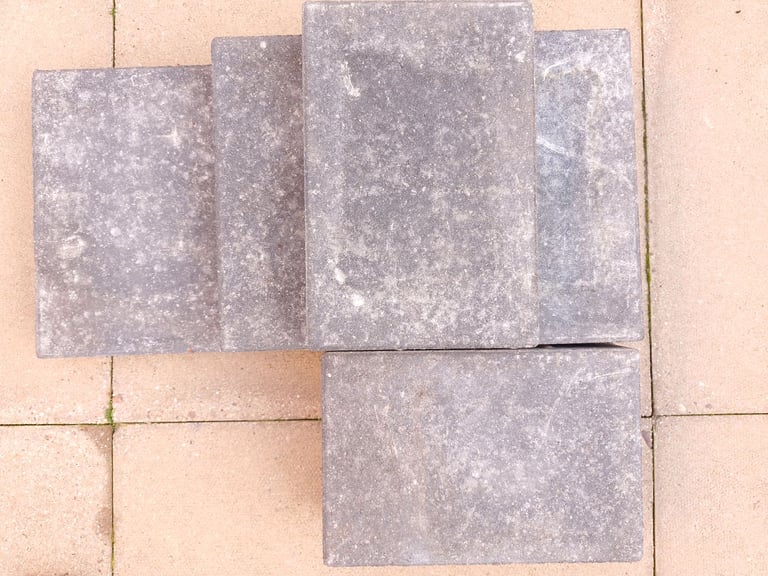 Marshalls Lunar Concrete Paving Blocks - Shadow 300 x 200 x 50mm - Pack of 50