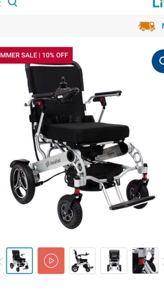 image for Mobility insta fold power chair