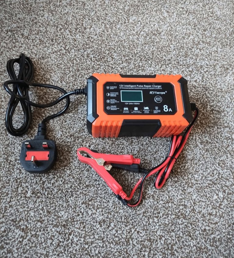 8a car battery charger and repair