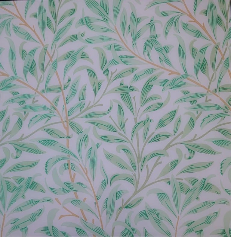 image for Decorative leafy artwork glass feature piece (splash back)