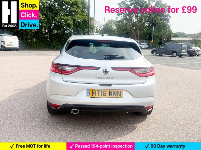 2016 Renault Megane 1.6 dCi Signature Nav Euro 6 (s/s) 5dr HATCHBACK Diesel Manual