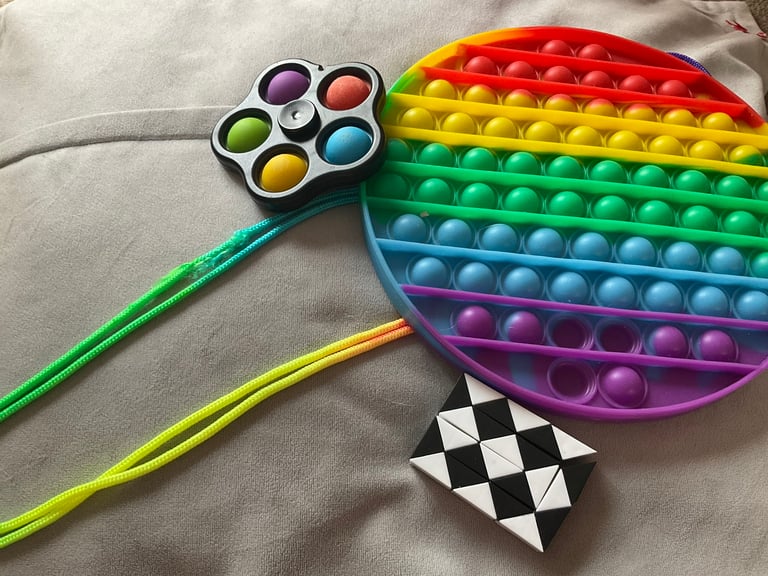 Rainbow fidget toy set ❤️🧡💛💚💙💜