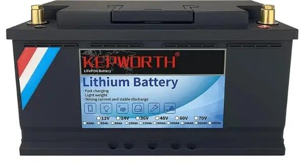 image for 2x 100ah 12v Lithium LiFePO4 Batteries (200AH) Kepworth
