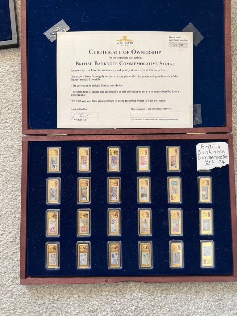 Collection of coin sets 