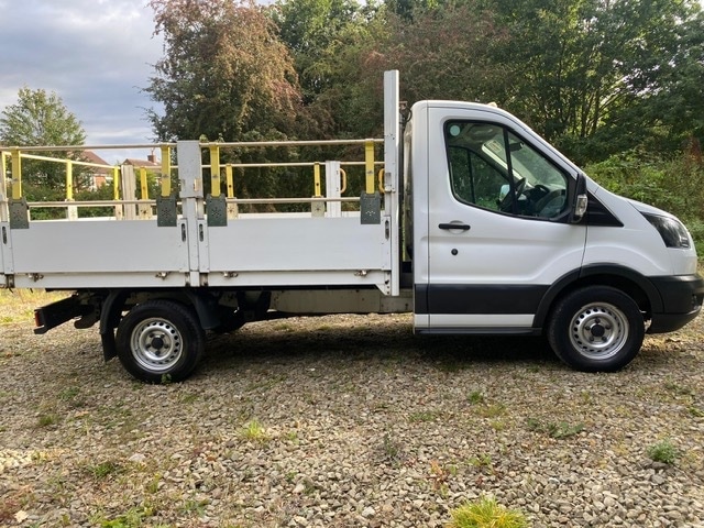2018 Ford Transit 2.0 TDCi 130ps RARE NO VAT DROPSIDE PICKUP MINT &amp; FSH CHASSIS CAB Diesel Ma...