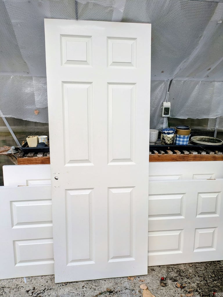 8 Internal 6 panelled doors