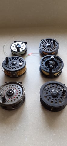 Assorted Fly Reels with lines, in Eastleigh, Hampshire
