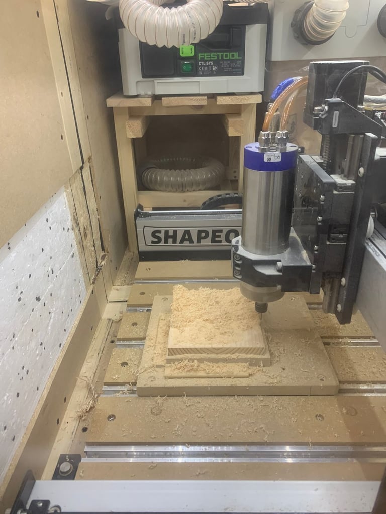 Shapeoko 4 CNC Milling Machine Full Setup - Water-cooled Spindle and Enclosure