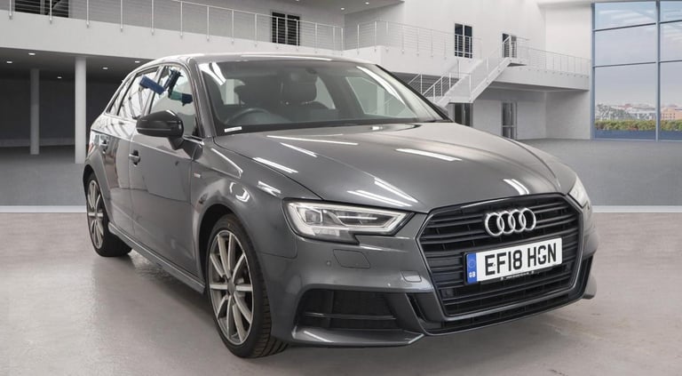 2018 Audi A3 1.0 TFSI Black Edition Sportback 5dr Petrol S Tronic Euro 6 (s/s) (116 ps) Hatchback...