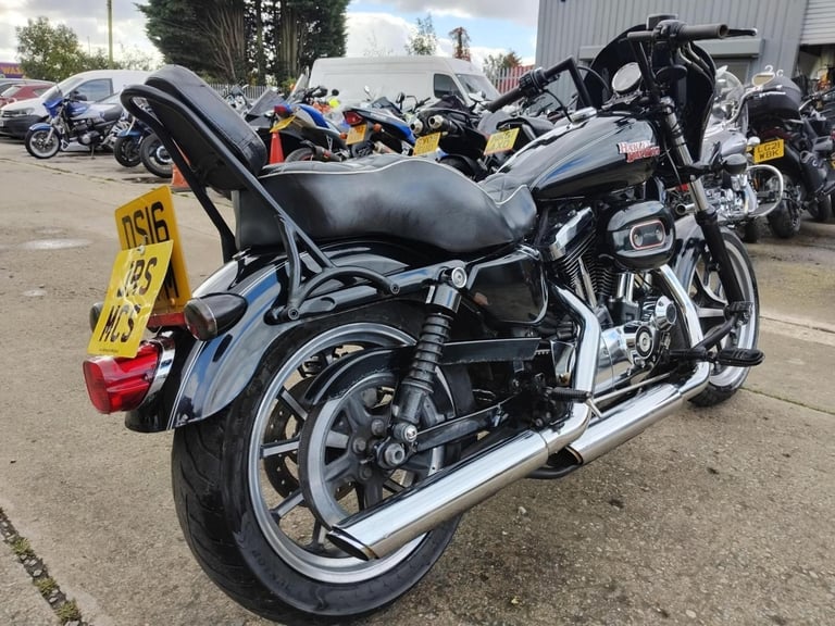 2016 16 HARLEY DAVIDSON XL 1200 T SUPERLOW SPORTSTER 15 XL1200 XL1200T BLACK
