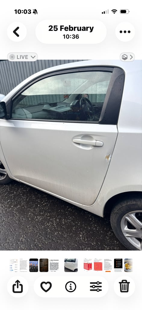 Toyota, IQ, Hatchback, 2010, Manual, 998 (cc), 3 doors