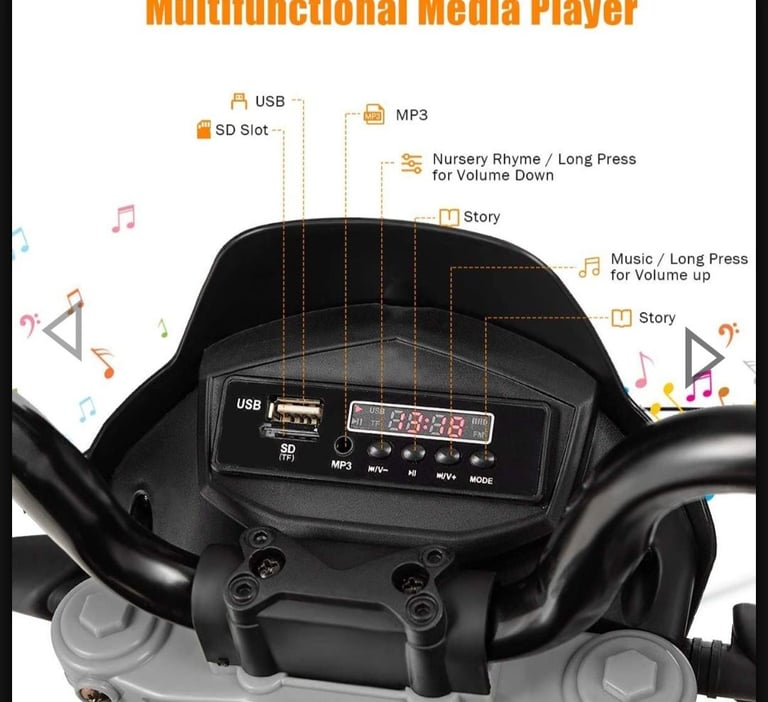 Aprilla Licensed 12v kids electric motorbike