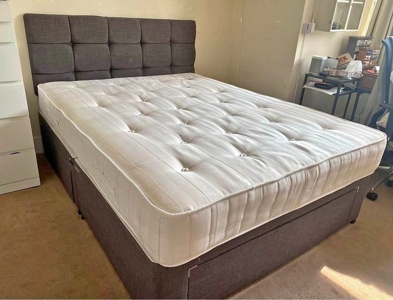 ** Limited Stock – Double Divan Bed, Awesome Price, Optional Mattress & Drawers **