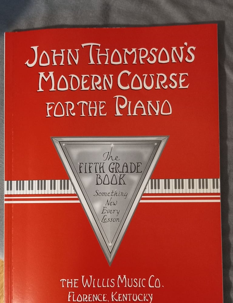 image for John Thompson piano book - the 5th grade (new)