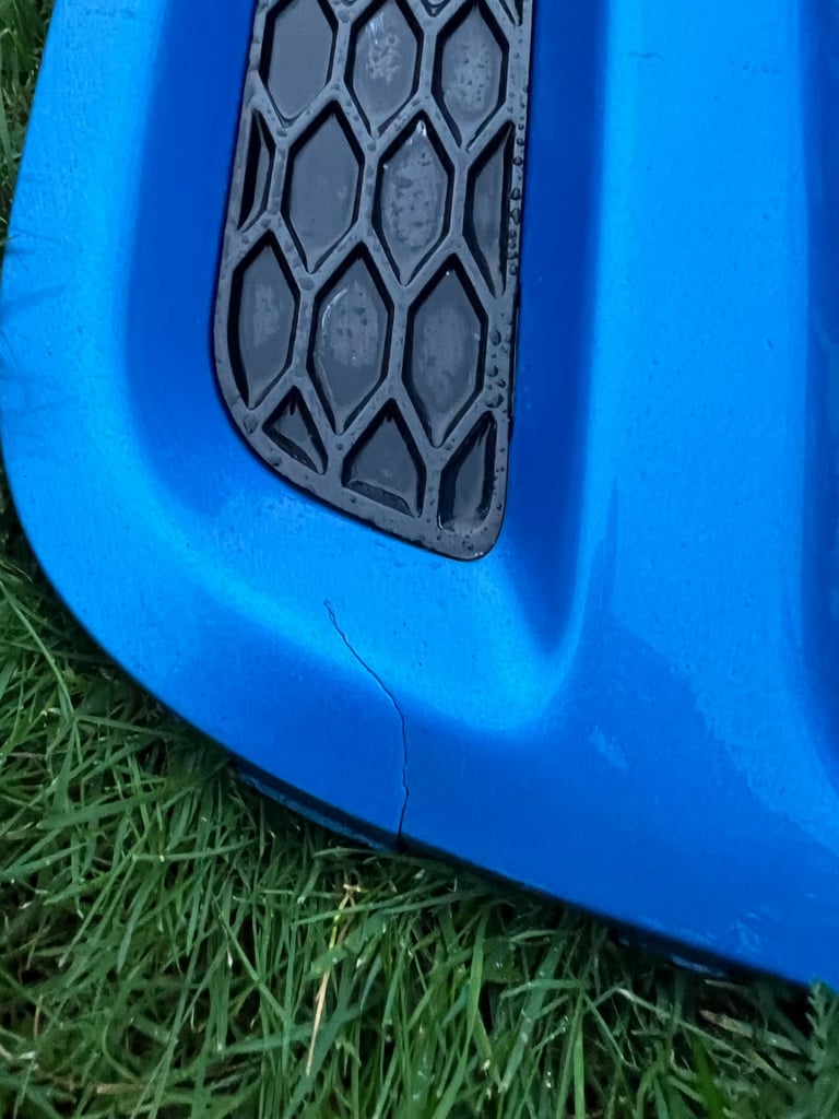 Vauxhall Astra h vxr rear bumper diffuser Arden blue 