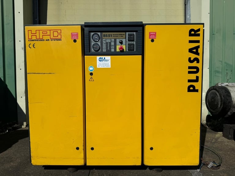 HPC Plusair BS51 Air Compressor 30kW 7.5 Bar