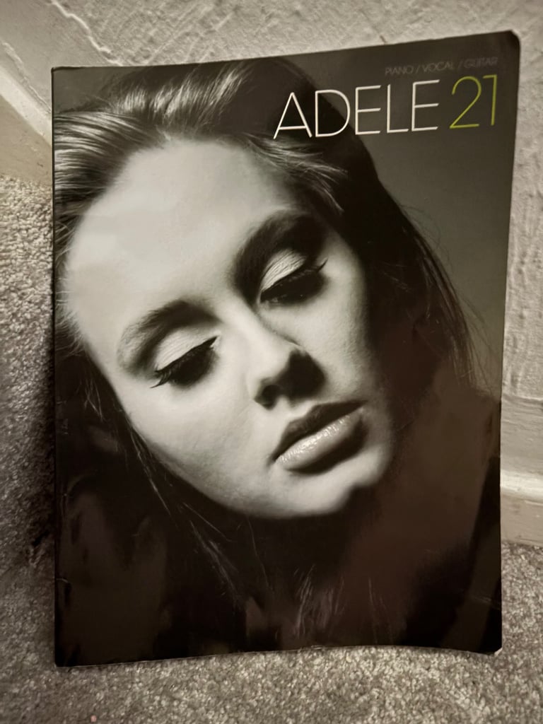 Adele 21 Album Music Book For Piano / Vocal / Guitar 🎸🎹🎤🎙️