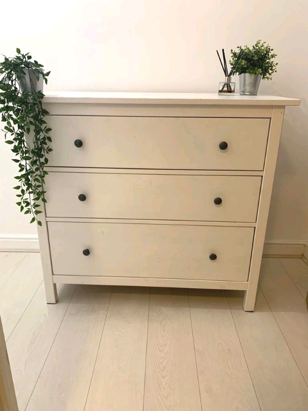 Hemnes 3 drawers for Sale | Bedroom Dressers & Chest of Drawers | Gumtree
