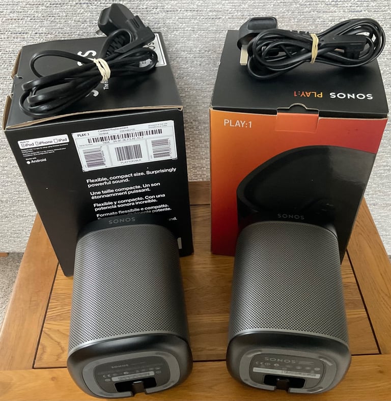 Sonos Play 1 pair of speakers 