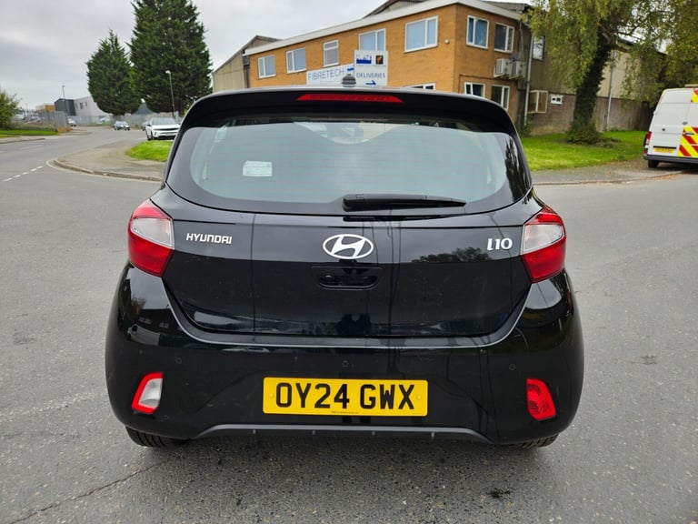 2024 24 HYUNDAI I10 1.0 Advance 5dr Black Damaged Salvage