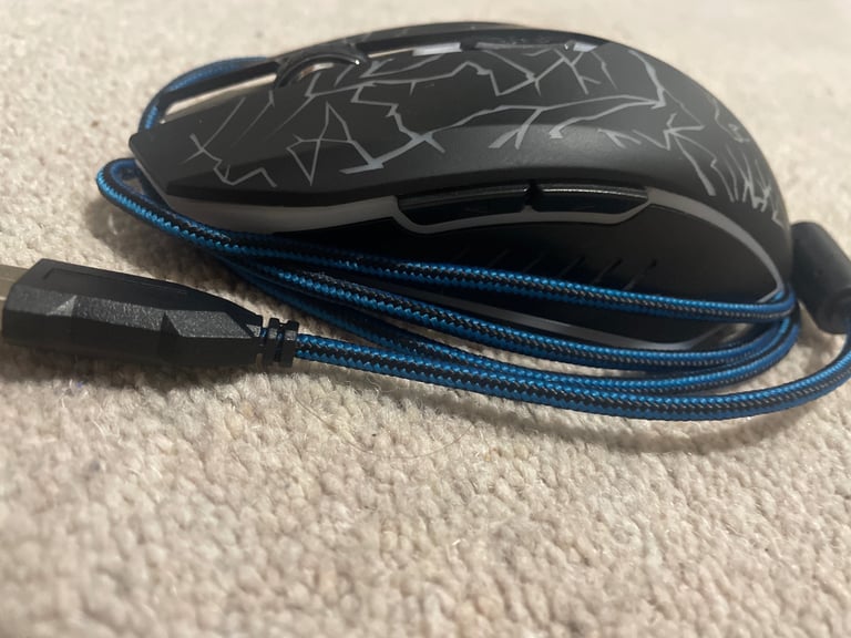 VGuard Wired RGB Gaming Mouse - Great for Laptops and PCs
