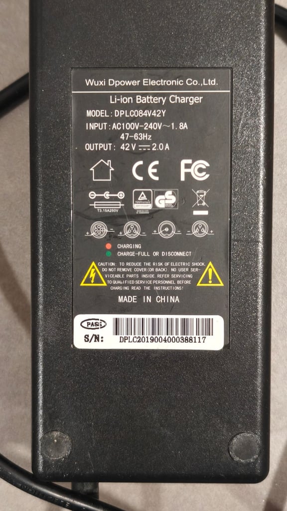 2 ebike chargers for 36v battery