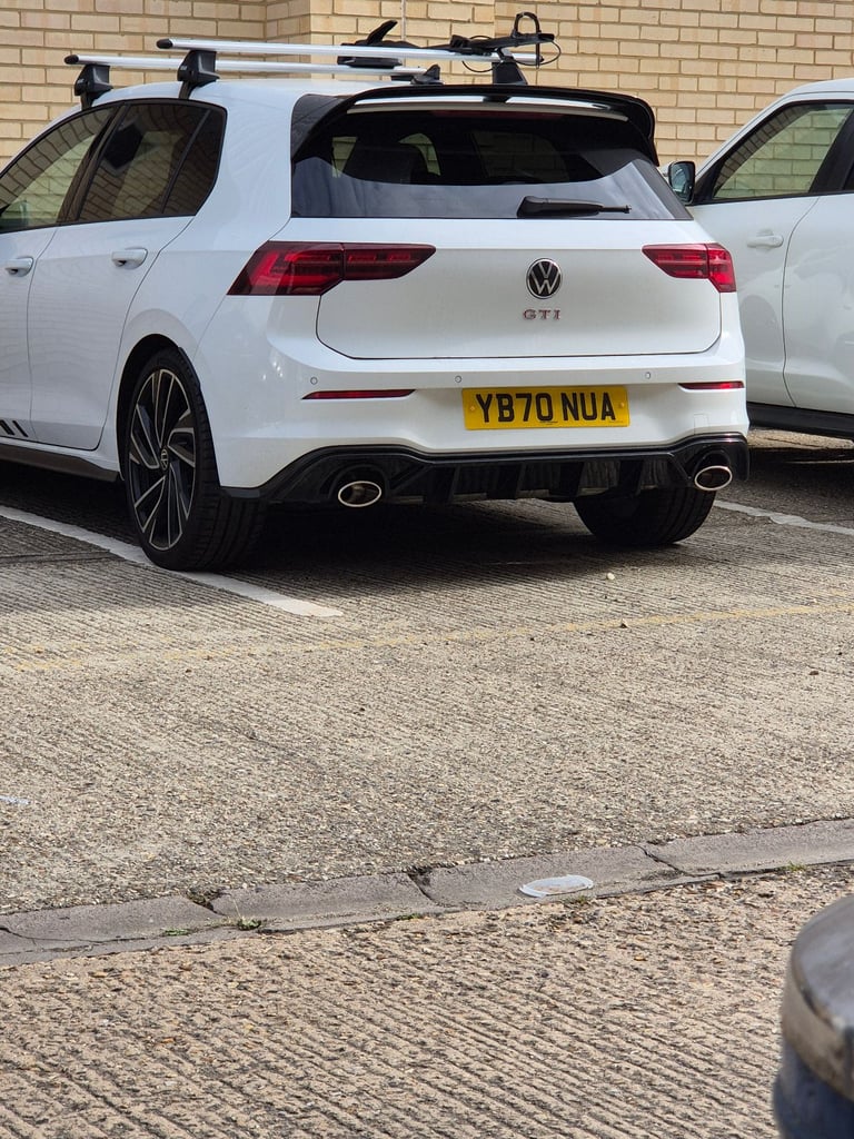 Mk8 vw golf gti clubsport type exhaust with resonater delete pipe 