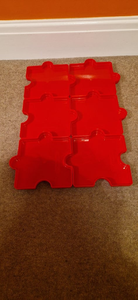 image for CLEMENTONI JIGSAW PIECE SORTING TRAYS. EXCELLENT CONDITION. 
